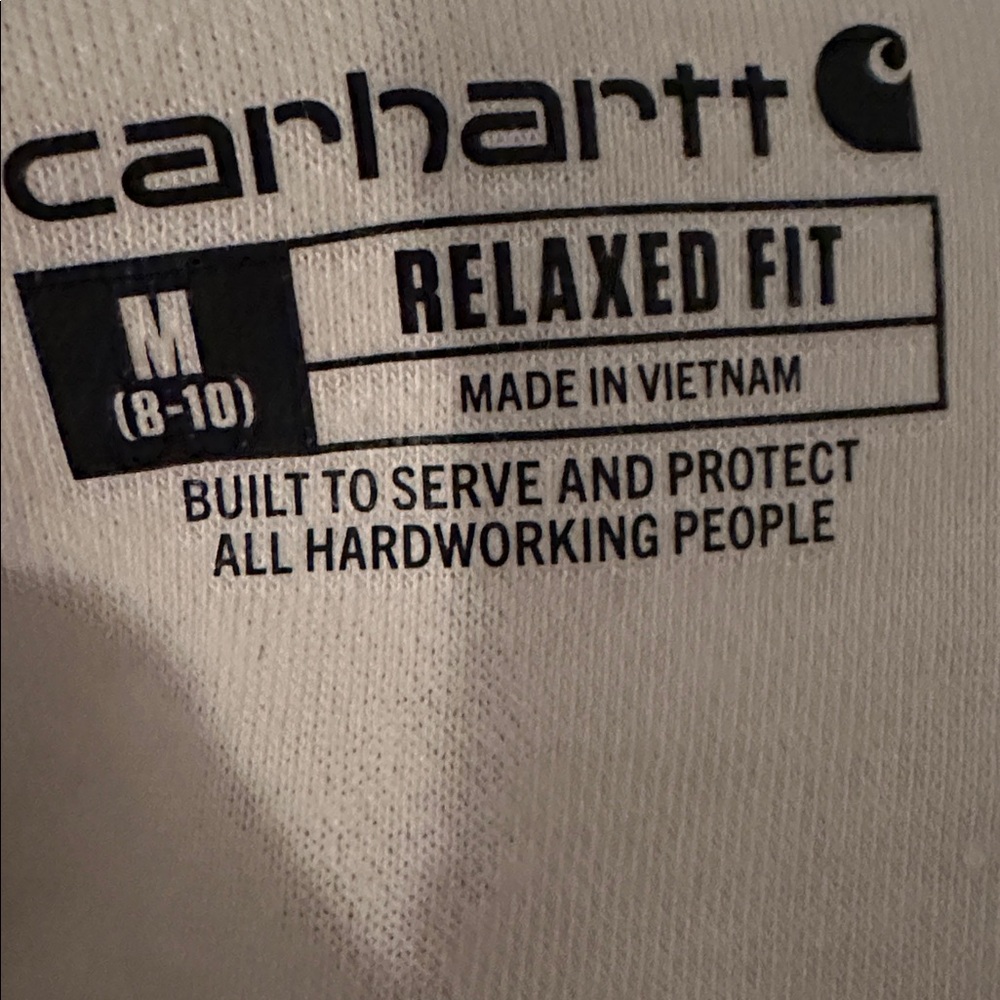 Carhartt Relaxed Fit Hoodie - Cream - Picture 3 of 3